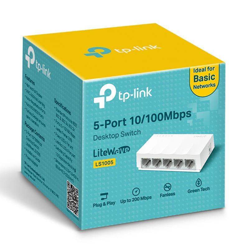 Switch 5 Porturi 10 100mbps Tp Link Ls1005