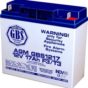 Acumulator AGM VRLA 12V 17Ah plumb acid 181x76x167mm T3 terminal GBS1217T3 TED002679
