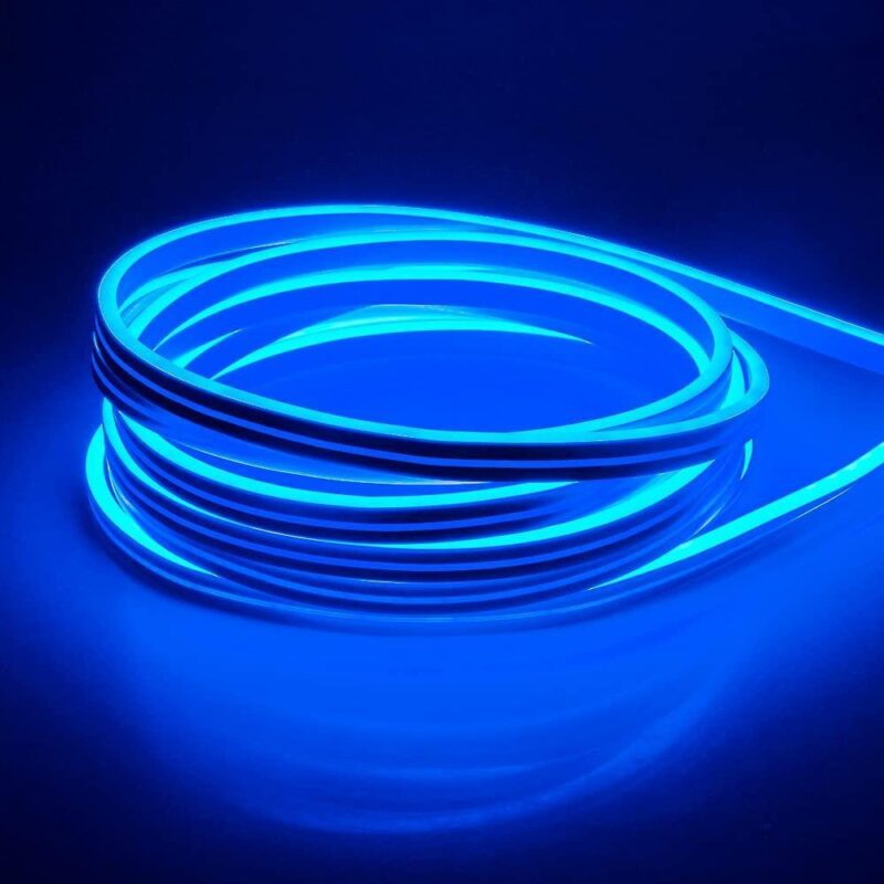 Banda Led Neon Albastru 2835 24v 120led M 6mm Ip65 8w M 5m Ipixel Led N006120bc1lz Blue