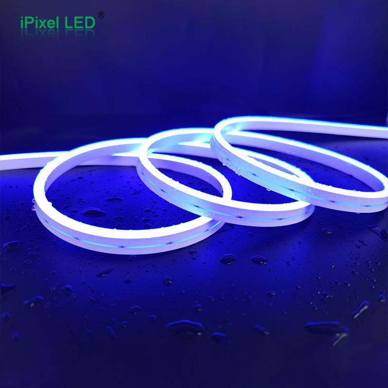 Banda Led Neon Albastru 2835 24v 120led M 6mm Ip65 8w M 5m Ipixel Led N006120bc1lz Blue