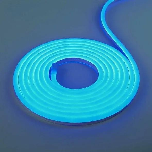 Banda Led Neon Albastru 2835 24v 120led M 6mm Ip65 8w M 5m Ipixel Led N006120bc1lz Blue