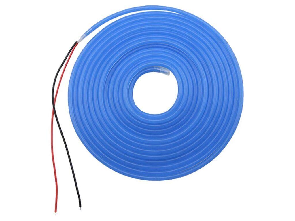 Banda Led Neon Albastru 2835 24v 120led M 6mm Ip65 8w M 5m Ipixel Led N006120bc1lz Blue
