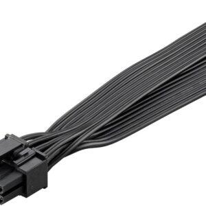 Cablu Adaptor De Alimentare Atx Cu 8 Pini Tata La 62 Tata Pentru Placa Video Pci Express 023m Goobay 59714