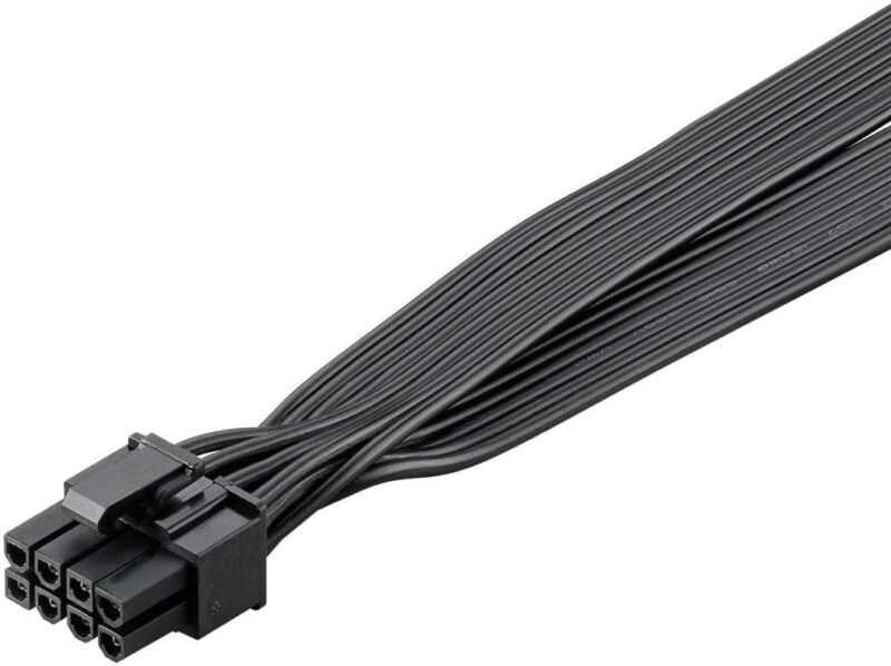 Cablu Adaptor De Alimentare Atx Cu 8 Pini Tata La 62 Tata Pentru Placa Video Pci Express 023m Goobay 59714