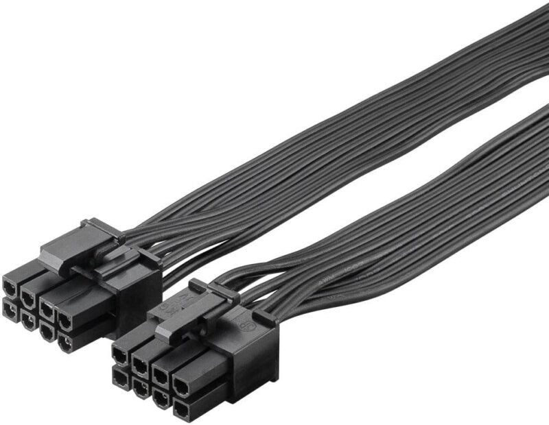 Cablu Adaptor De Alimentare Atx Cu 8 Pini Tata La 62 Tata Pentru Placa Video Pci Express 023m Goobay 59714