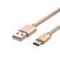 Cablu USB TYPE C 1m auriu 2.4A PLATINUM EDITION V-Tac SKU-8493
