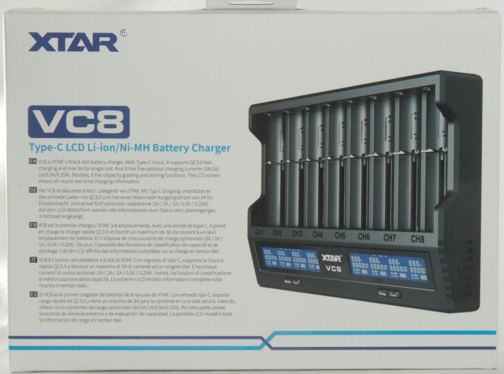 Incarcator Universal Acumulatori 8x Li Ion Ni Cd Ni Mh Vc8 Xtar Vc8pbaaz20251