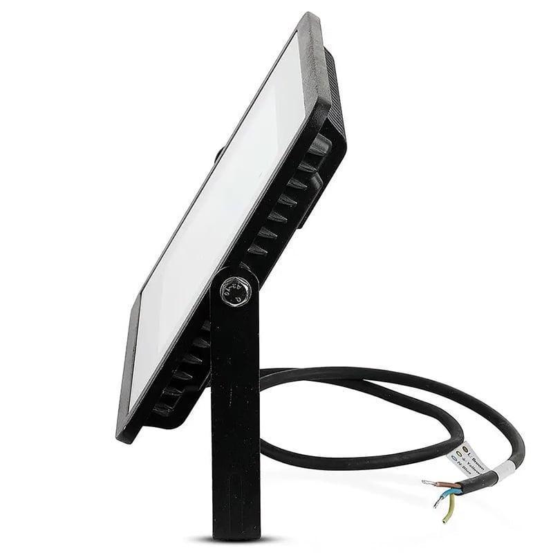 Reflector Led Smd 100w 8000lm 6400k Ip65 Negru Cu Cip Samsung V Tac Sku 414