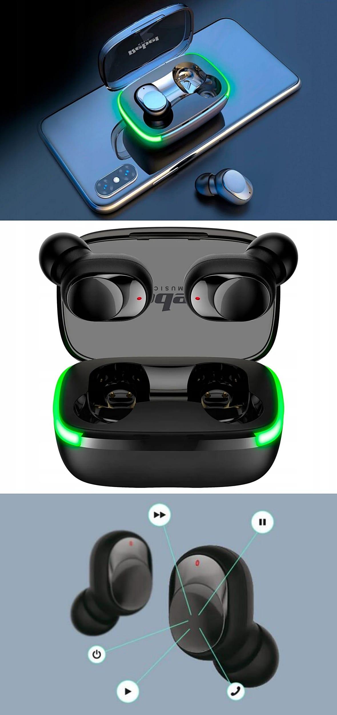 Casti Bluetooth 5.3 Tws Y60 Rebel Slu0059