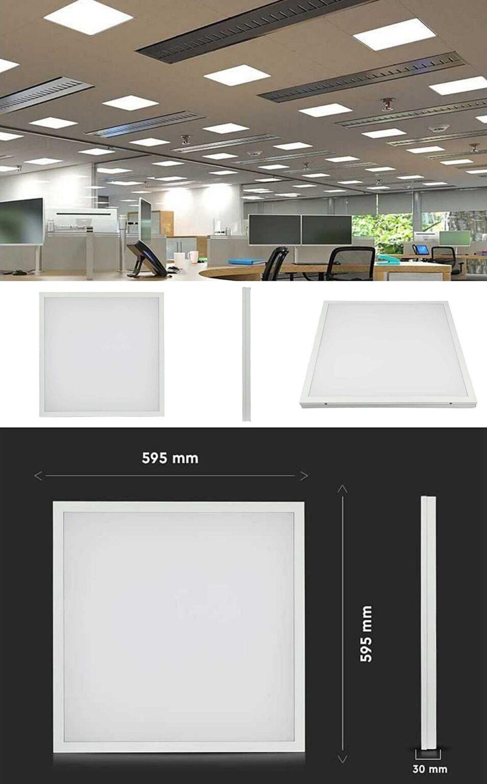 Panou Led 36w 2in1 60x60cm 3960lm 4000k Alb Neutru
