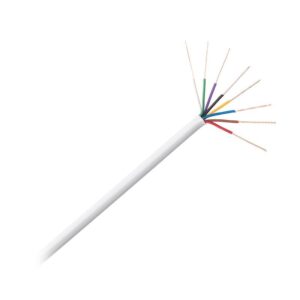Cablu pentru telefon sau alarma YTDY 8x0.5mm 1m liniar alb Cabletech KAB0553