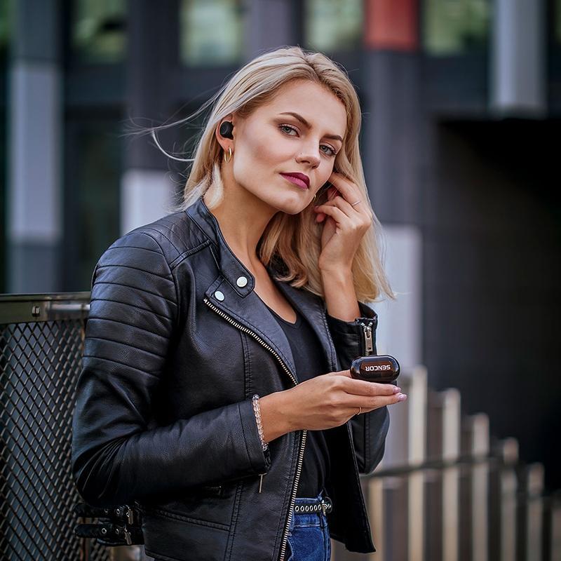 Casti Bluetooth 50 Tws Negru Sencor Sep 510bt Bk