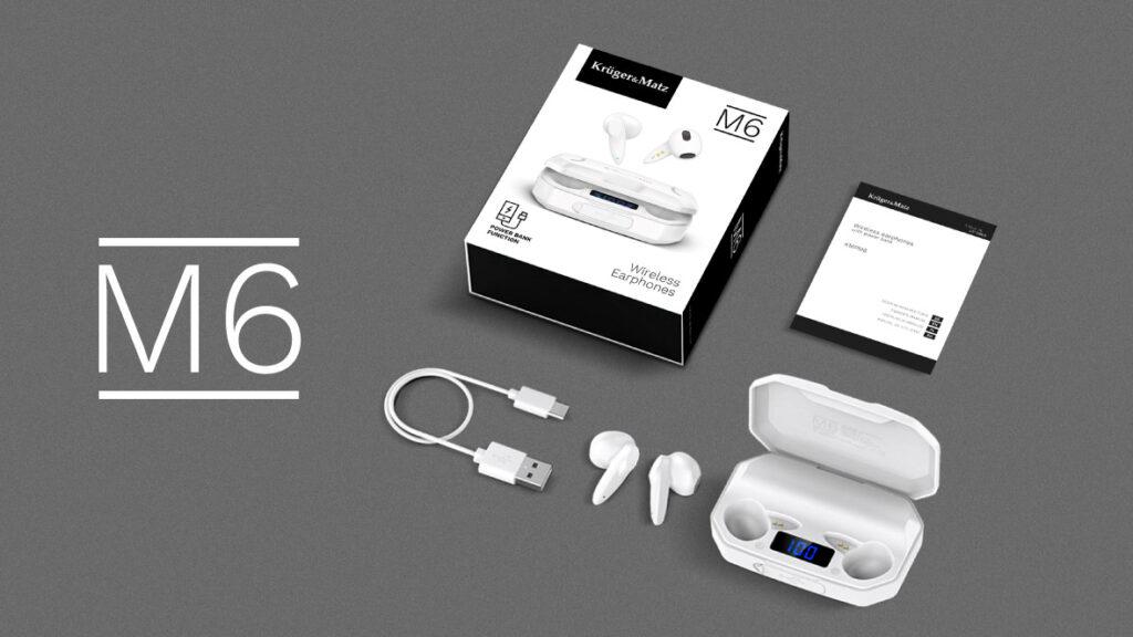 Casti Bluetooth 51 M6 Krugermatz Kmpm6 W