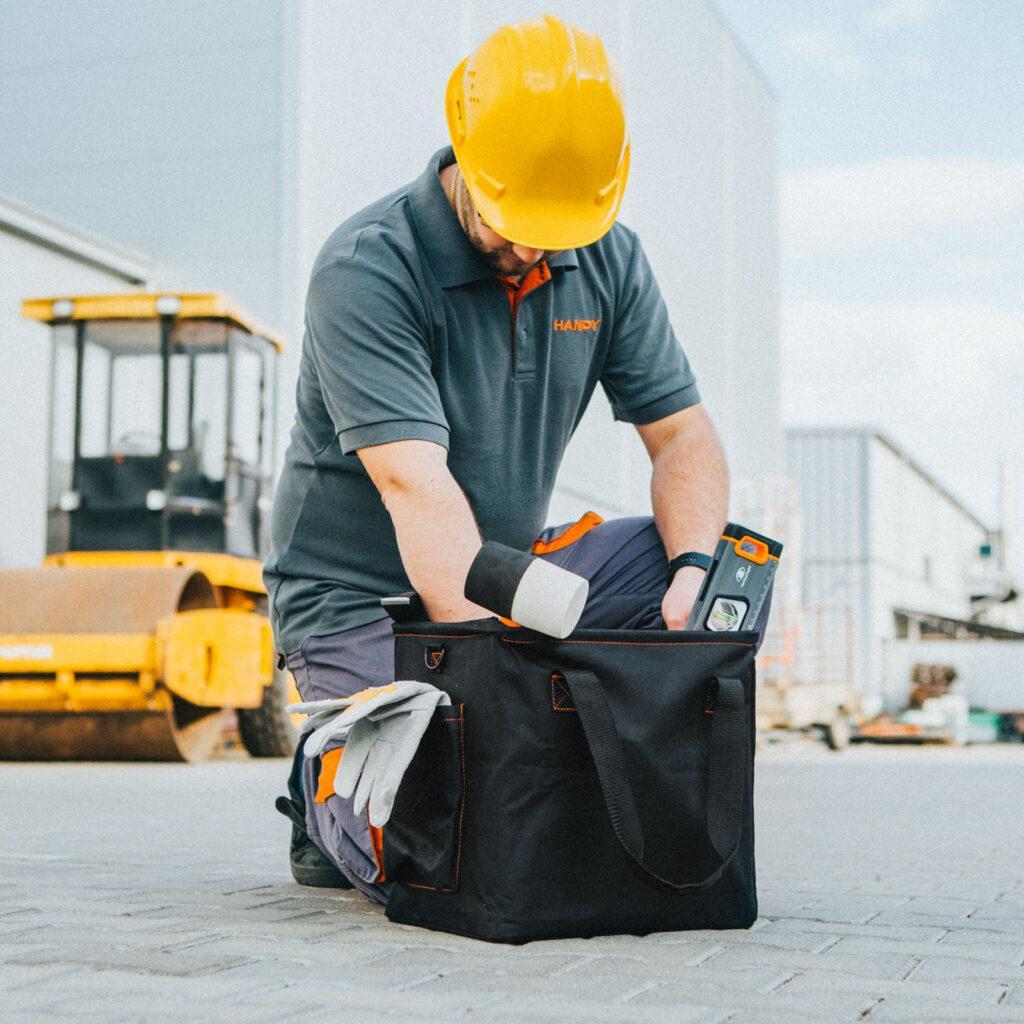 Geanta Pliabila Pentru Scule Cu Cadru Metalic 350x270x340 Mm Handy 10225 G