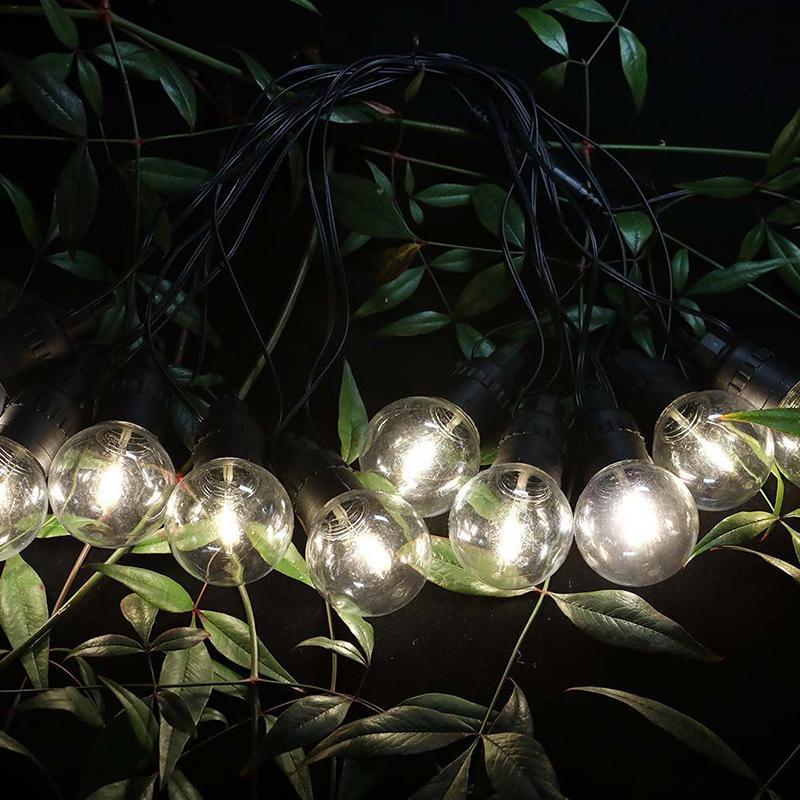 Ghirlanda Solara Led 10x 05w 12m 3000k Ip44 37v 1200mah V Tac Sku 7804