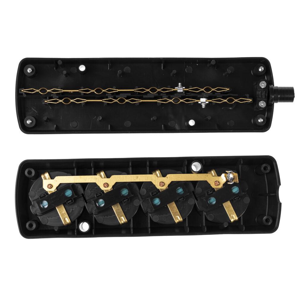 Multipriza 4 Prize Fara Cablu Alimentare Negru Gn 470s Bk Plastrol