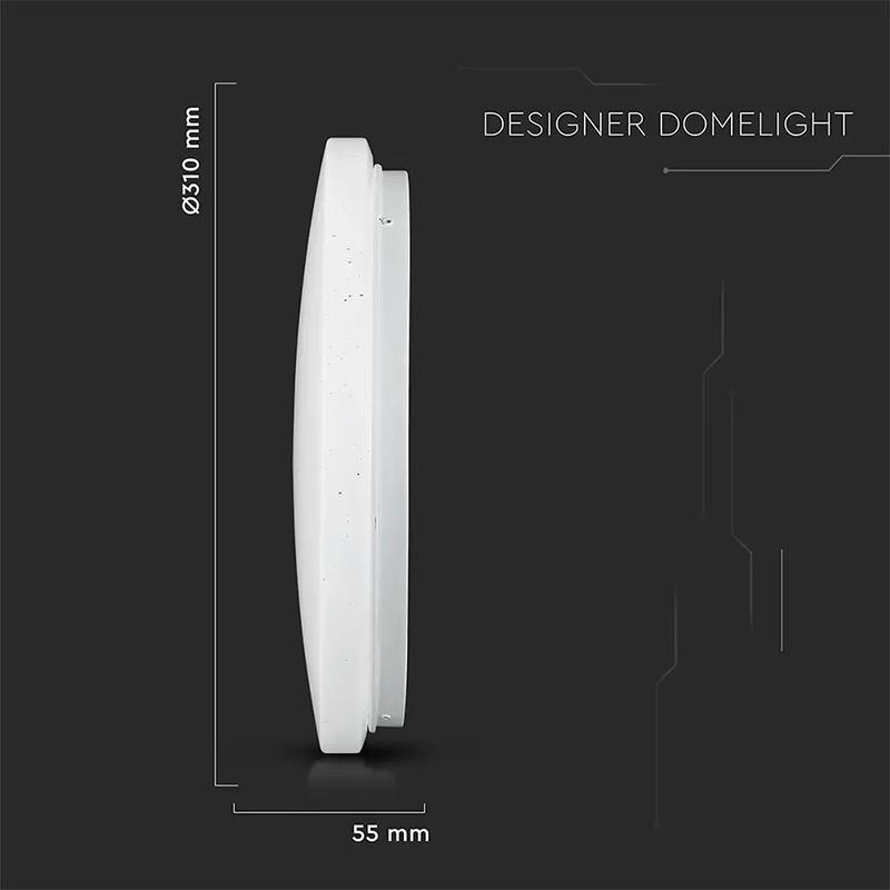 Plafoniera Led 18w 1800lm 30cm 3 In 1 Model Stelute V Tac Sku 217604