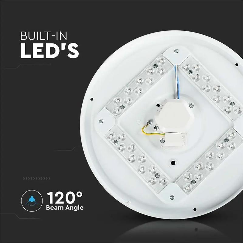 Plafoniera Led 18w 1800lm 30cm 3 In 1 Model Stelute V Tac Sku 217604