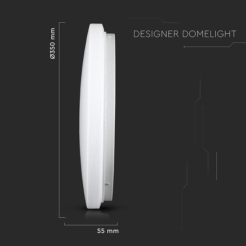 Plafoniera Led 24w 2600lm 35cm 3 In 1 V Tac Sku 217607