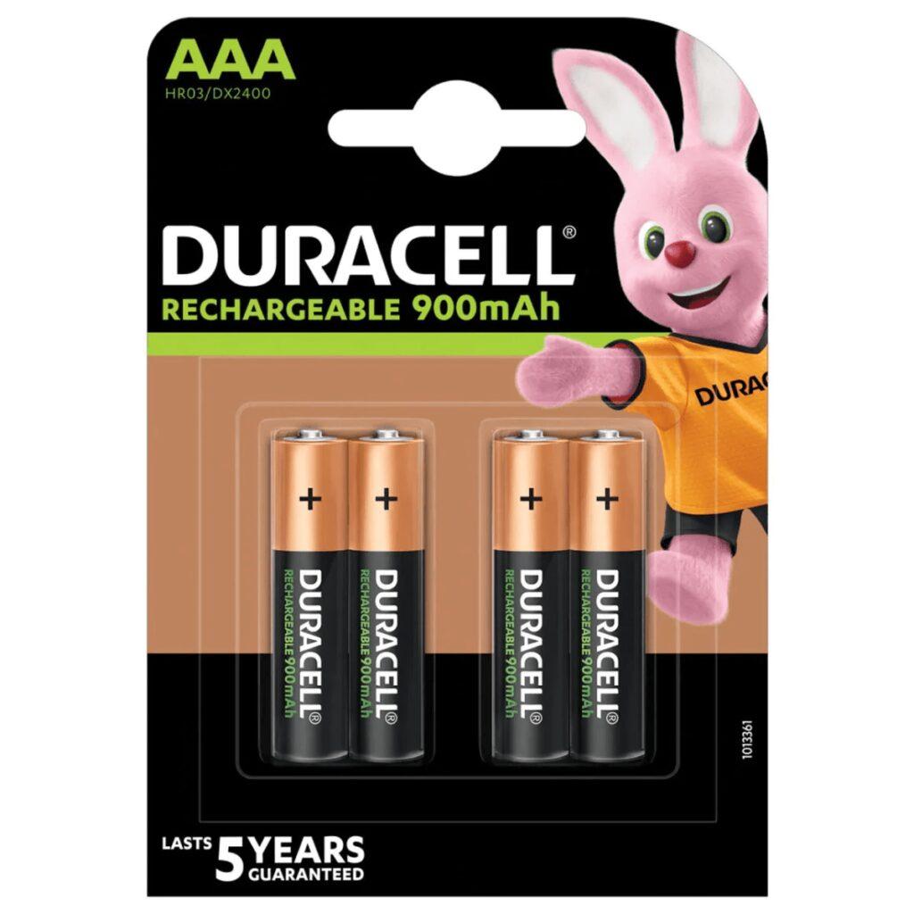Set Acumulatori Duracell Nimh Aaa R3 12v 900mah 4buc