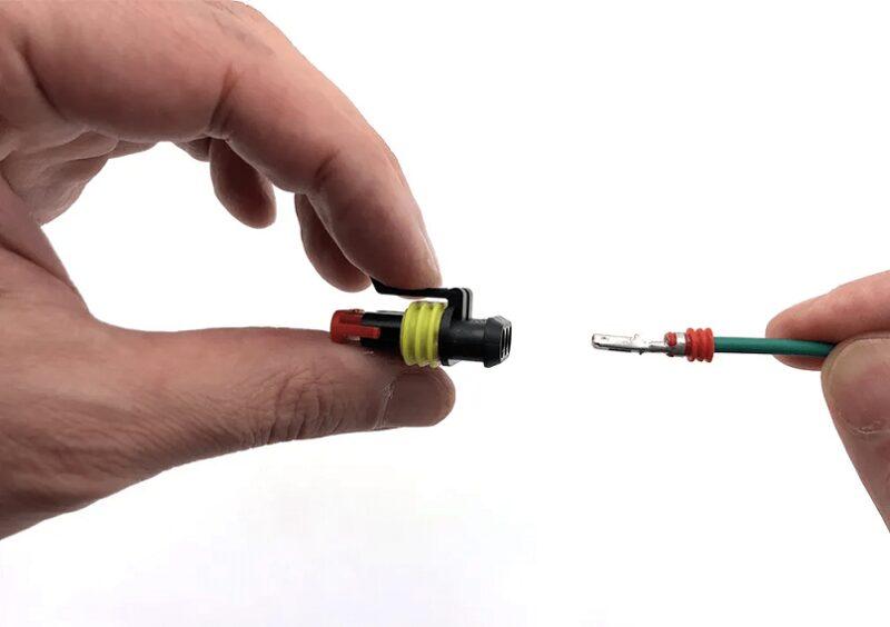 Set Conector Cablu Superseal 15 Mama Mufa 2 Pin 2 Pini Inclusi 2 Garnituri Incluse Ip67 Te Connectivity 282080 1 Set F