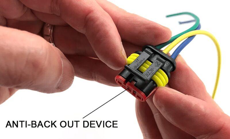 Set Conector Cablu Superseal 15 Mama Mufa 4 Pin 4 Pini Inclusi 4 Garnituri Incluse Ip67 Te Connectivity 282088 1 Set F