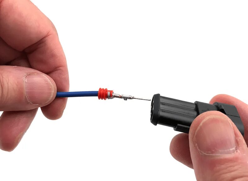 Set Conector Cablu Superseal 15 Tata Mufa 1 Pin 1 Pin Inclus 1 Garnitura Inclusa Ip67 Te Connectivity 282103 1 Set M