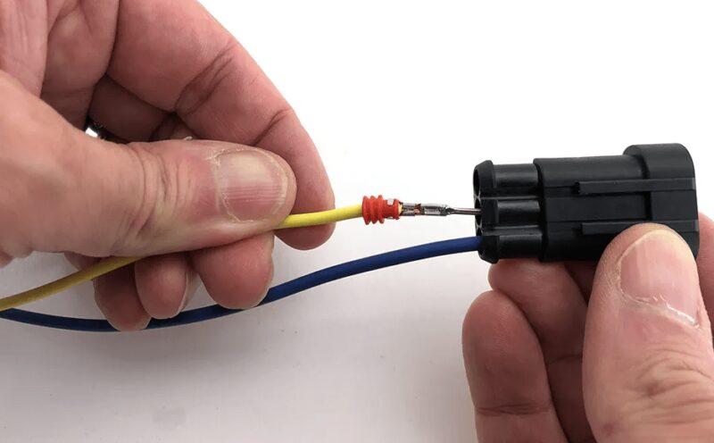 Set Conector Cablu Superseal 15 Tata Mufa 2 Pin 2 Pini Inclusi 2 Garnituri Incluse Ip67 Te Connectivity 282104 1 Set M