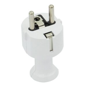 Stecher Shuko iesire dreapta alb WT-40/WE Plastrol