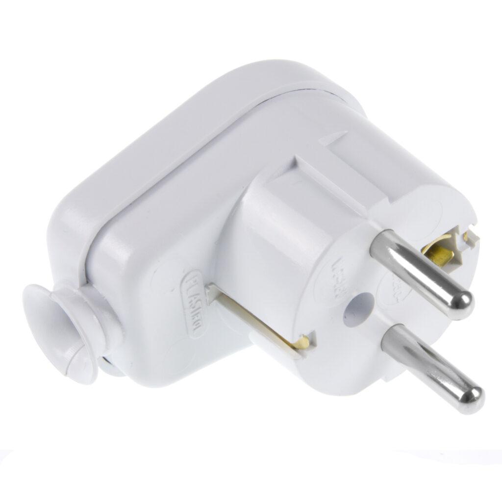 Stecher Shuko Iesire Laterala Alb Cu Martor Led Wt 16u S We Plastrol