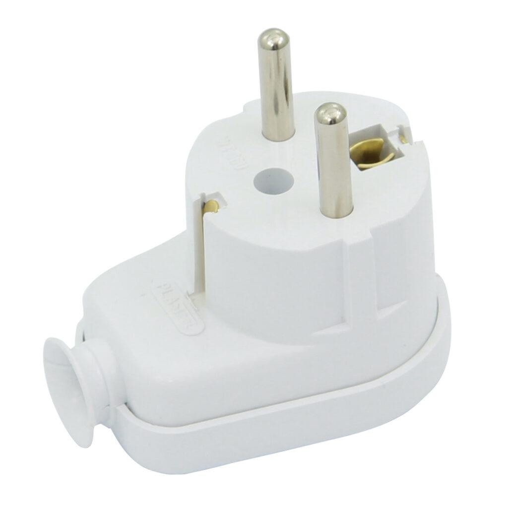 Stecher Shuko Iesire Laterala Alb Cu Martor Led Wt 16u S We Plastrol