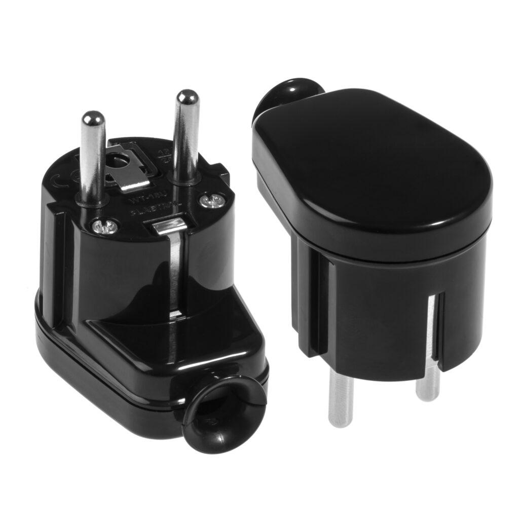 Stecher Shuko Iesire Laterala Negru Wt 16u Bk Plastrol