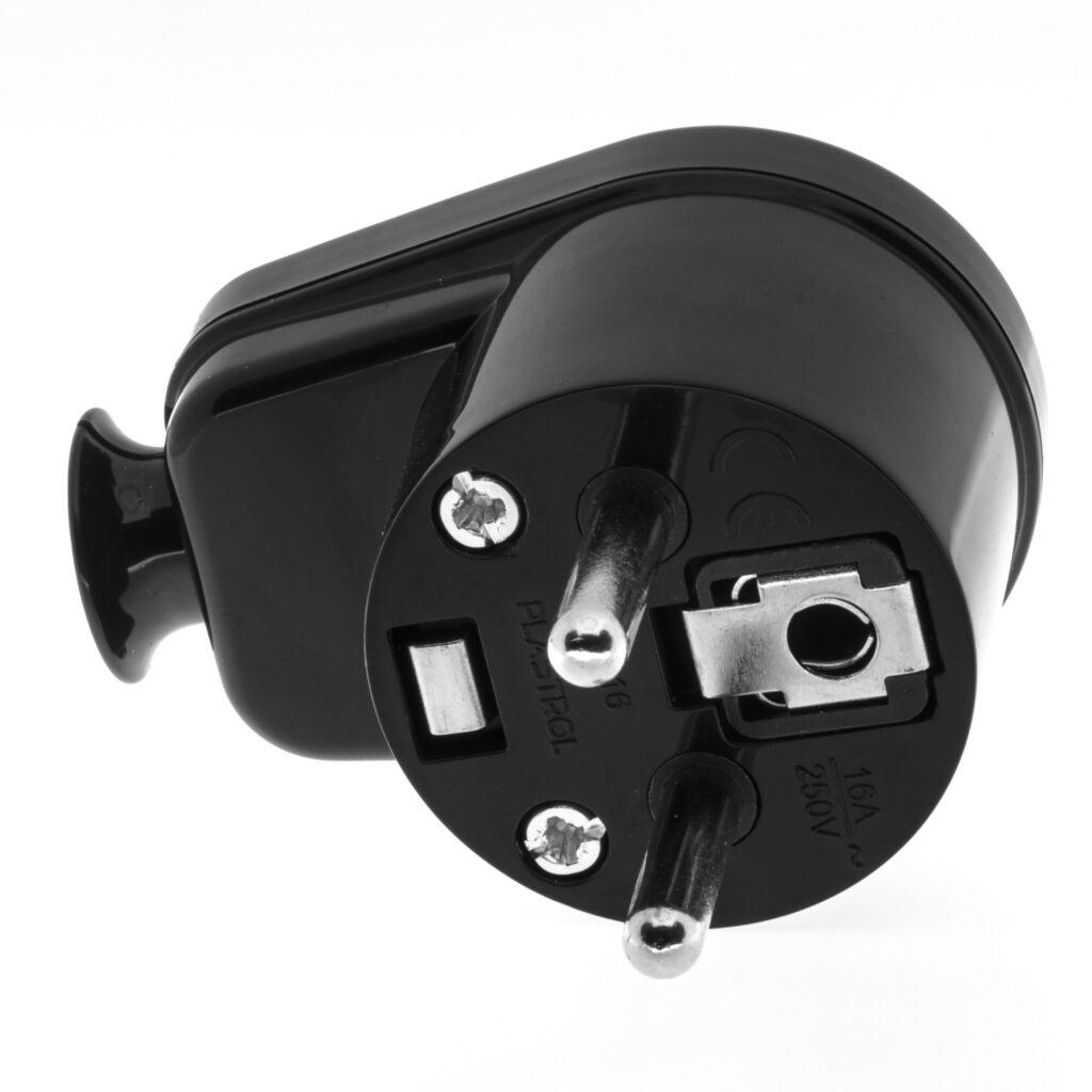 Stecher Shuko Iesire Laterala Negru Wt 16u Bk Plastrol