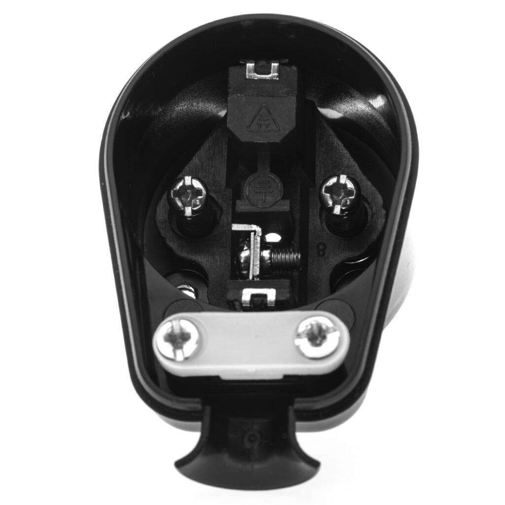 Stecher Shuko Iesire Laterala Negru Wt 16u Bk Plastrol