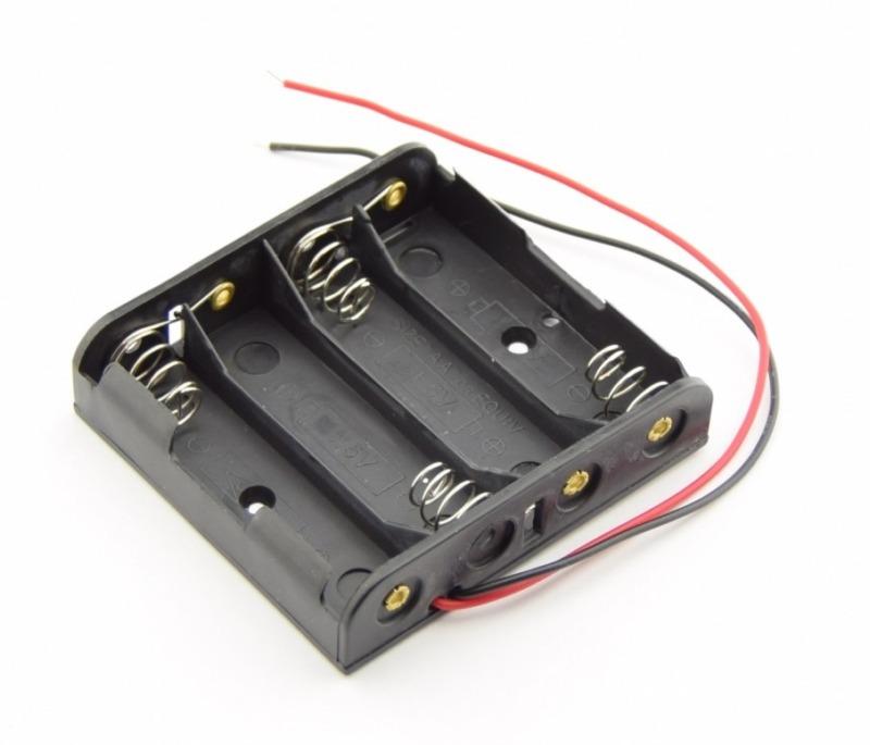 Suport Baterii 4x Aa Cu Fire Terminale Bathaax4