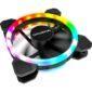 Ventilator Halo Rainbow Dual Rgb Led 120x120x25mm 12v 51w 1200rpm 4 Pin Floston