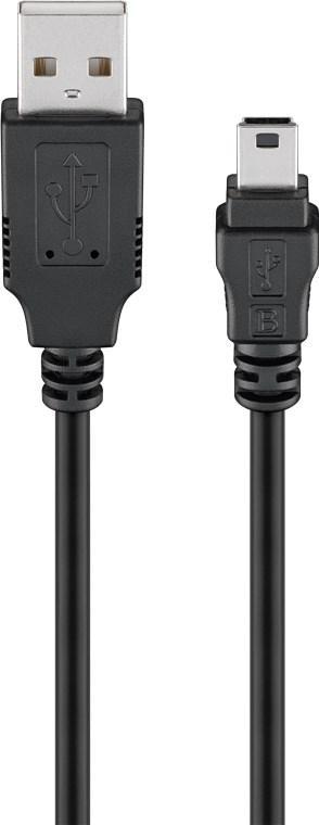 Cablu Mini Usb B Tata Usb 20 Tata 1m Negru