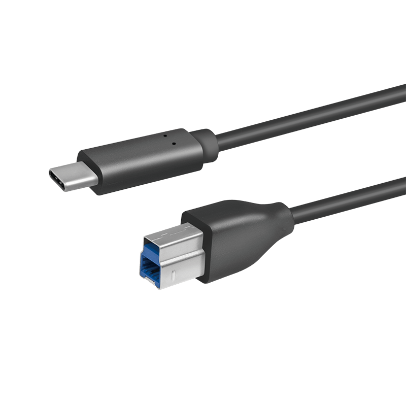 Cablu USB 3.0 B mufa tata - USB type C mufa tata 1m negru LOGILINK CU0162
