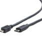 Cablu USB2.0 B micro mufa USB type C mufa 1.8m negru GEMBIRD CCP-USB2-MBMCM-6