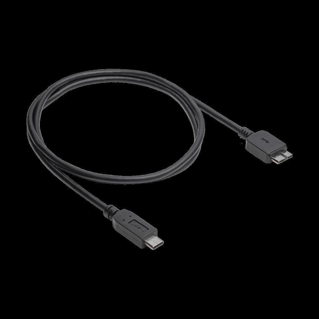 Cablu Usb30 Usb B Micro Mufa Tata Usb Type C Mufa Tata Nichelat 1m Negru Akyga Ak Usb 44