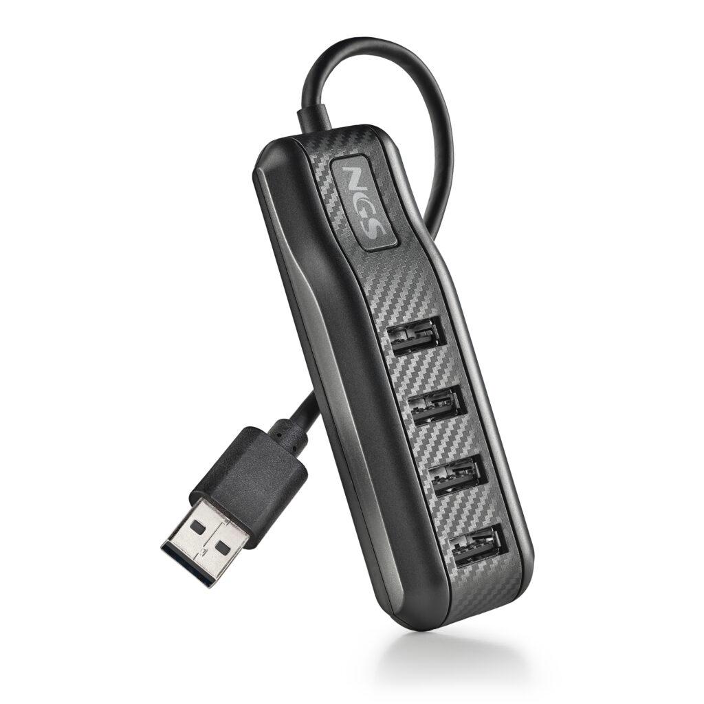 Hub Usb 20 4 Porturi Usb Negru Ngs Port 20