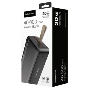 POWER BANK 40000mAh LI-ION QC3.0 PD 20W Display Kruger&Matz