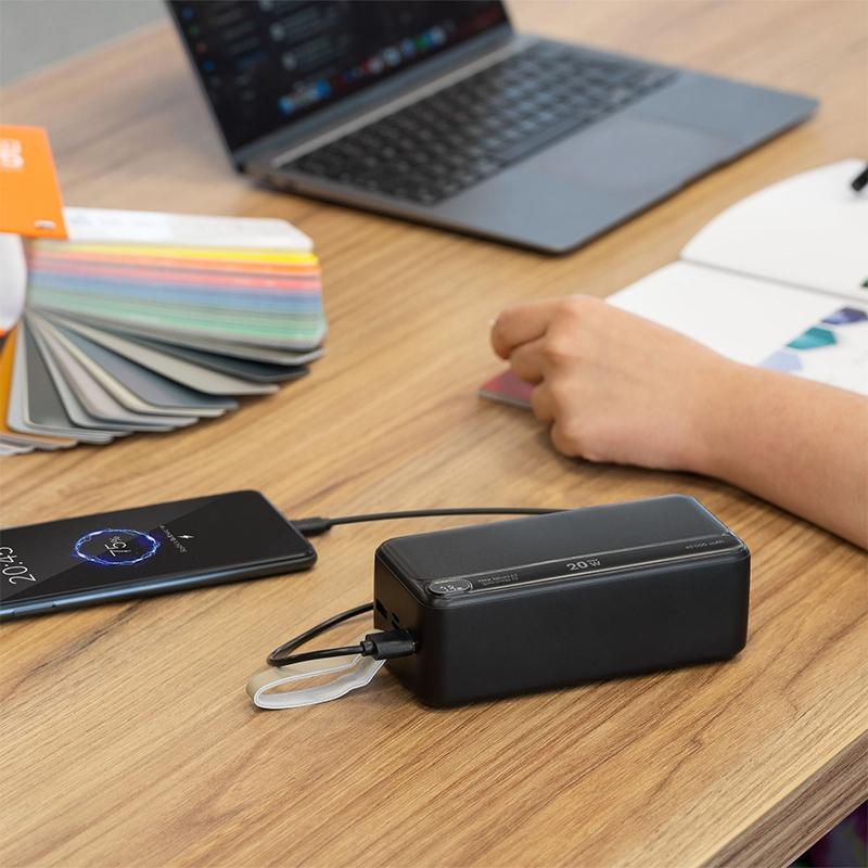 Power Bank 40000mah Li Ion Qc30 Pd 20w Display Krugermatz