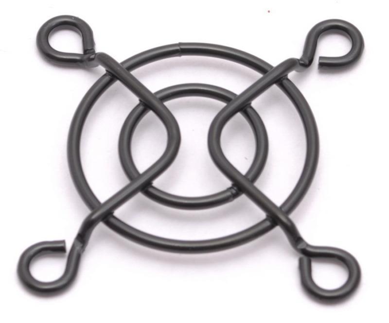 Protectie Metal Ventilator 50x50mm Prindere Surub Neagra Tqsolution Fg 05a Bk