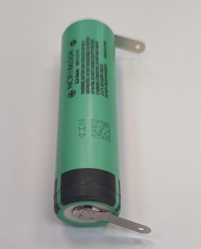 Acumulator Li Ion Panasonic 18650 36v 3100ma 59a Plat Cu Lamele Terminale Ncr18650a