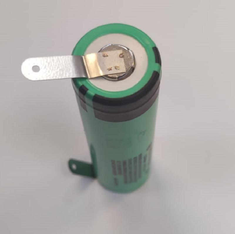 Acumulator Li Ion Panasonic 18650 36v 3100ma 59a Plat Cu Lamele Terminale Ncr18650a