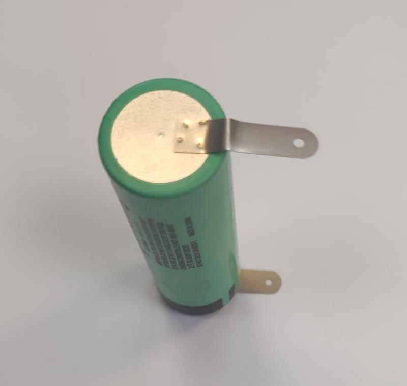 Acumulator Li Ion Panasonic 18650 36v 3100ma 59a Plat Cu Lamele Terminale Ncr18650a