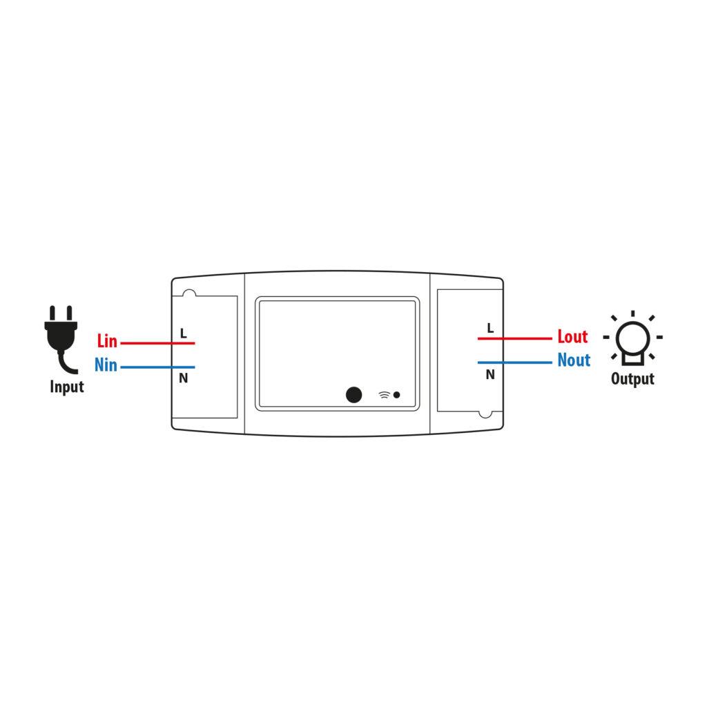 Comutator Ascuns Wi Fi Inteligent 90 250v 16a Amazon Alexa Google Home Compatibilitate Ifttt Delight