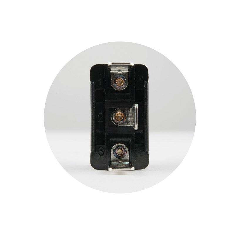 Comutator Basculant Cu Retinere 1 Circuit 3 Pozitii 250v 6a Incastrabil 12mm Somogyi Elektronic