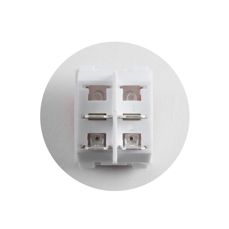 Comutator Basculant Cu Retinere Bec Rosu 2 Circuite 2 Pozitii 250v 10a Somogyi Elektronic